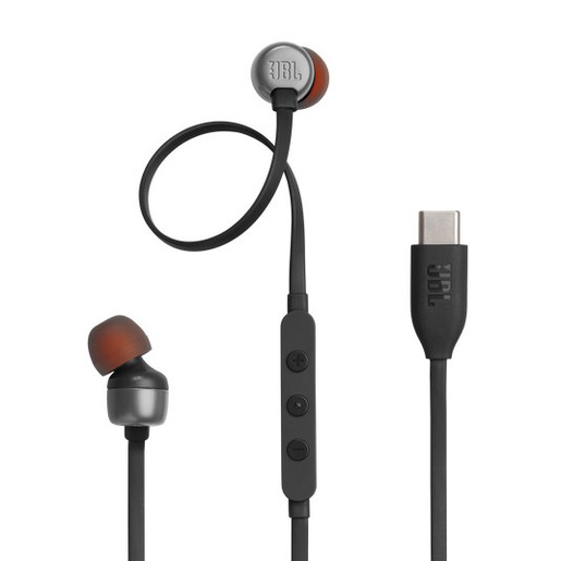 Image of JBL Tune 310C Auricolare Cablato In-ear Musica e Chiamate USB tipo-C Nero