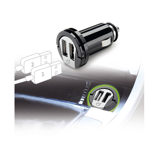 Image of Cellularline USB Car Charger Dual - Universal