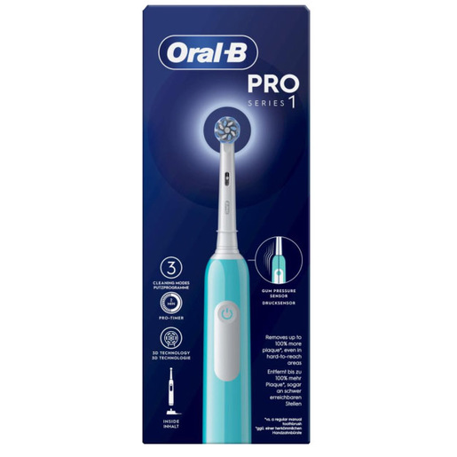 Image of Oral-B Pro 1 Sensitive Clean Adulto Spazzolino rotante-oscillante Blu