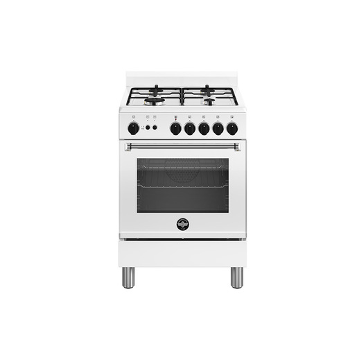 Image of Bertazzoni La Germania Americana AMN664GBV/24 cucina Elettrico Gas Bianco