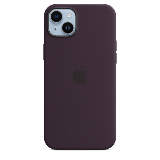 Image of Apple Custodia MagSafe in silicone per iPhone 14 Plus - Viola sambuco