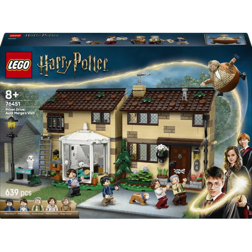 Image of LEGO Harry Potter 76451 Privet Drive: la Visita di zia Marge, Casa Giocattolo con 6 Personaggi, Regalo per Bambini da 8 Anni