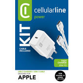 CARICABATTERIA CELLULARLINE Charger Kit 20W-image