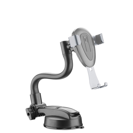 Cellularline Slide Flexy - Universal Supporto smartphone da auto con ventosa e braccio flessibile