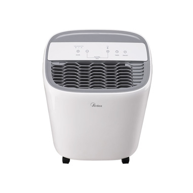EUHOMY Deumidificatore elettrico 12 l/24 h, deumidificatore silenzioso e a risparmio energetico con tubo di scarico e sbrinamento automatico, deumidificatore cantina per 25 m²/122 m³ appartamento
