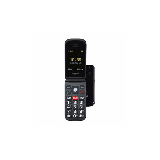 Image of Beghelli Salvalavita Phone SLV15 6,1 cm (2.4'') 87 g Nero Telefono per anziani