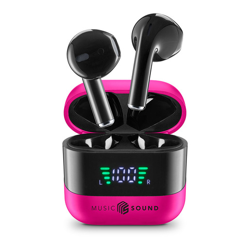 Image of Music Sound BTMSTWSSPARKP auricolare True Wireless Stereo (TWS) In-ear Musica e Chiamate Bluetooth Rosa