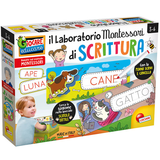 Image of Lisciani Montessori Maxi Laboratorio Di Scrittura
