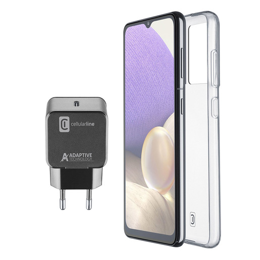 Image of Cellularline CHARGE & PROTECT KIT - Samsung - A33