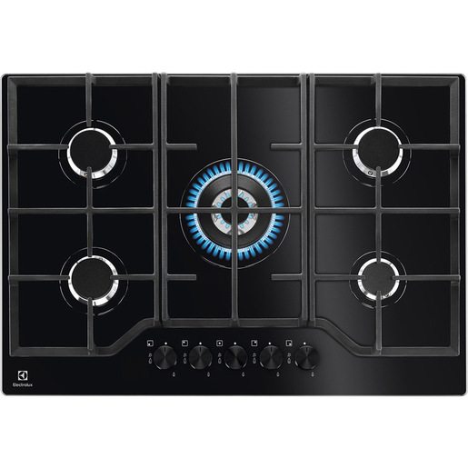 Image of Electrolux EGG7536K Piano cottura Serie 600 Gas on Glass 75cm