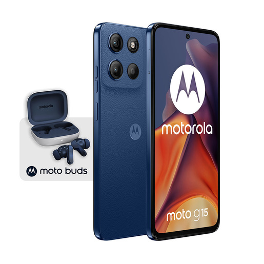 Image of Motorola moto g15 (8/256GB, Doppia fotocamera 50MP+5MP+flicker sensor, Display 6.72'' FHD+ 60Hz, batteria 5200mAh, MediaTek Helio G81, Android 15), Sea