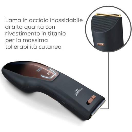 Image of Beurer HR 5000 - Tagliacapelli Uomo con 2 Accessori Pettine e Batteria Ricaricabile