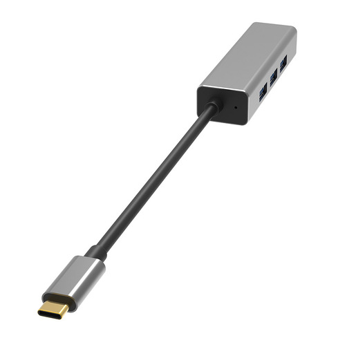 Image of IOPLEE IOPEXTHUB370G hub di interfaccia USB 3.2 Gen 1 (3.1 Gen 1) Type-C 5 Mbit/s Grigio, Metallico