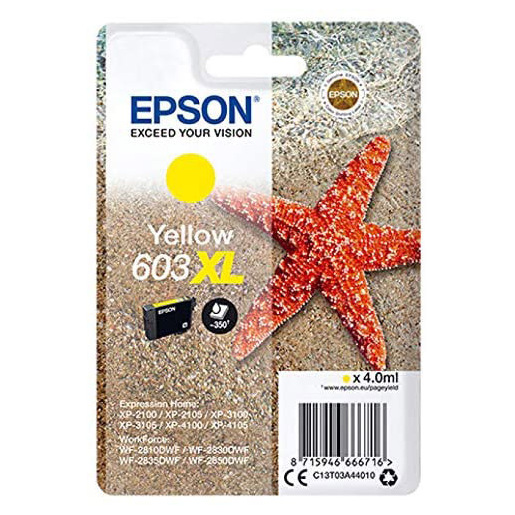 Image of Epson Singlepack Yellow 603XL Ink