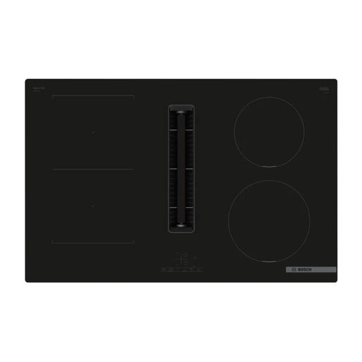 Image of Bosch Serie 4 PVS811B16E piano cottura Nero Da incasso 80 cm Piano cottura a induzione 4 Fornello(i)