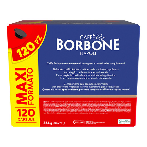 Image of Caffè Borbone Capsule per Lavazza a modo mio caffè Nobile Capsule 120 pz