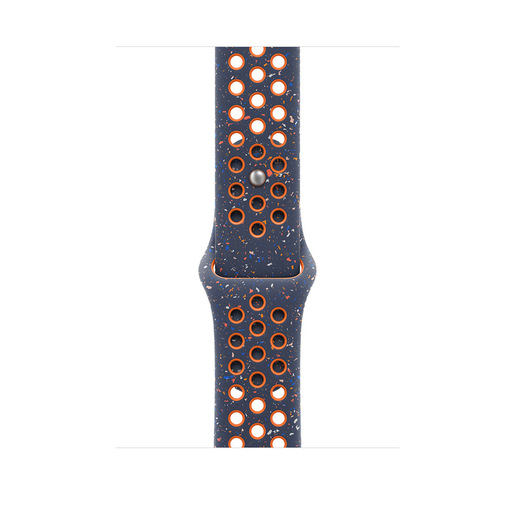 Image of Apple MYLC3ZM/A accessorio indossabile intelligente Band Blu, Arancione Fluoroelastomero