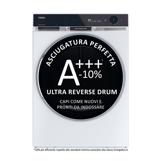 Haier HD90-A3Q397U1-S asciugatrice Libera installazione Caricamento frontale 9 kg A+++ Bianco