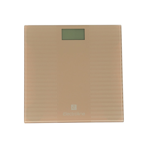 Image of Electroline Bilancia pesapersona elettronica antiscivolo - Beige