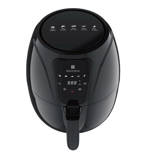 Image of Electroline ELNEXTAIRFRYER387G friggitrice Singolo 4 L 1500 W Friggitrice ad aria calda Nero