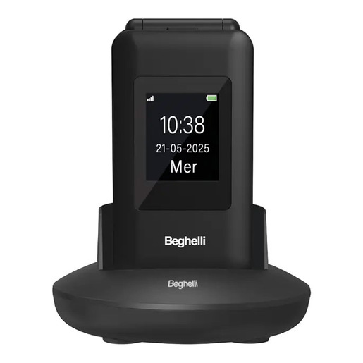 Image of Beghelli SLV41 7,11 cm (2.8'') 128 g Nero Telefono per anziani