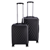 Ad Trend 111004 Bagaglio Set Di 2 Valigie Guscio Rigido Nero 30 L E 60 L Acrilonitrile Butadiene Stirene (Abs)-image