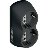 Bticino S3614G Adattatore Per Presa Di Corrente Antracite-image