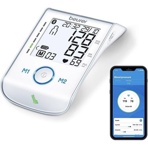Image of Beurer BM 85 Misuratore di Pressione da Braccio con Batteria al Litio e Connessione Bluetooth