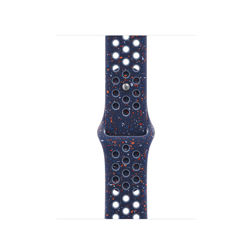 Image of Apple MGA74ZM/A accessorio indossabile intelligente Band Blu Alluminio, Fluoroelastomero