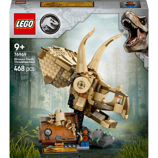 Image of LEGO Jurassic World Fossili di dinosauro: teschio di Triceratopo