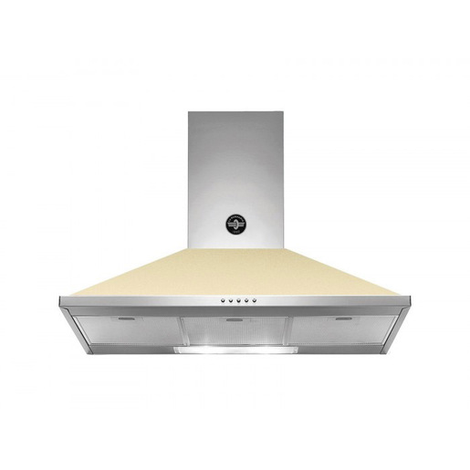Image of Bertazzoni La Germania KPL90PLAG1CRA cappa aspirante Cappa aspirante a parete Crema 600 m³/h
