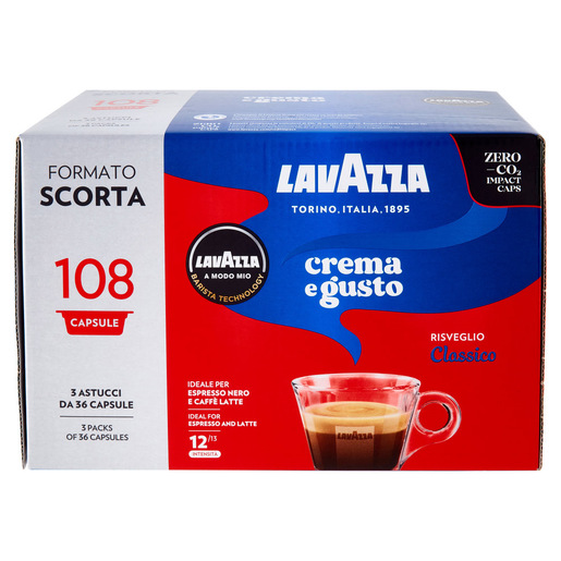 Image of Lavazza A Modo Mio Crema e Gusto, 108 Capsule