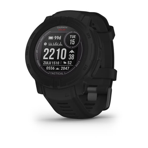 Garmin Instinct 2 Solar Tactical Edition 2,29 cm (0.9'') MIP 45 mm Digitale 176 x 176 Pixel Nero GPS (satellitare)