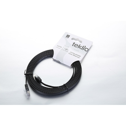 Image of IOPLEE EN2T cavo di rete Nero 3 m Cat6 U/UTP (UTP)