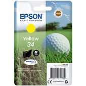 Epson Golf Ball Singlepack Yellow 34 Durabrite Ultra Ink-image