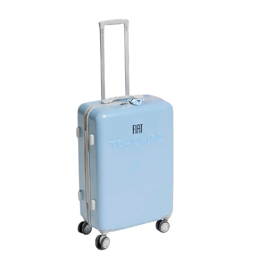 Siretessile 8053193493724 bagaglio Trolley Guscio rigido Blu Acrilonitrile butadiene stirene (ABS), Policarbonato (PC)