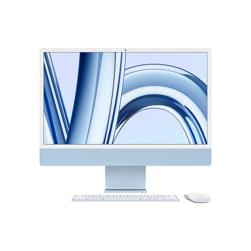 Image of Apple iMac con Retina 24'' Display 4.5K M3 chip con 8?core CPU e 8?core GPU, 256GB SSD - Blu