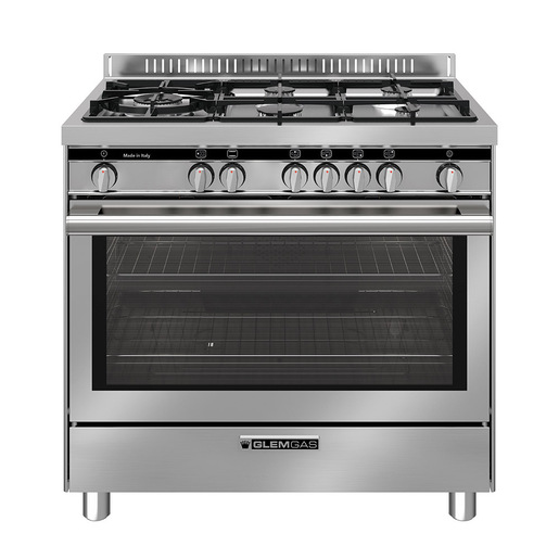 Image of Glem Gas ST96TVI cucina Elettrico/Gas Acciaio inox