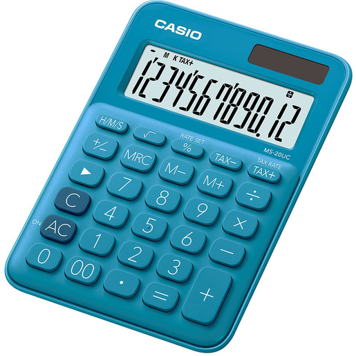 Image of Casio MS-20UC-BU calcolatrice Desktop Calcolatrice di base Blu