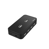 Hama Hub Usb, 7 Porte, Usb 2.0, 480 Mbit/S, Con Cavo E Interruttore