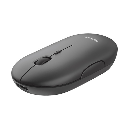 Image of Trust Puck mouse Ambidestro RF senza fili + Bluetooth Ottico 1600 DPI