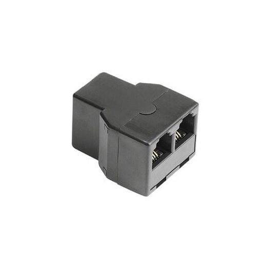 Image of Hama Sdoppiatore telefonico presa 6p 4c / 2 prese 6p 4c
