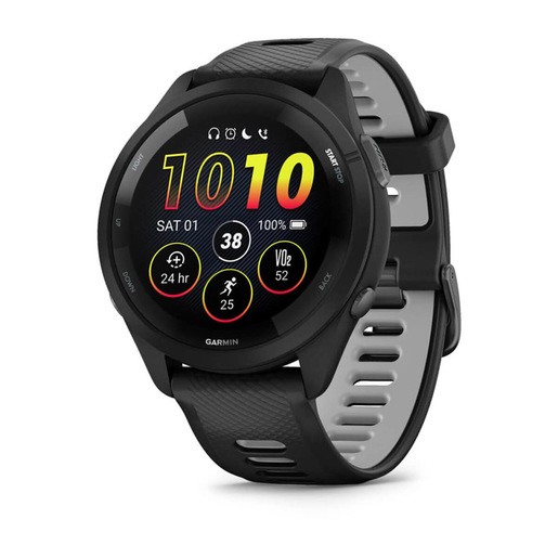 Garmin Forerunner 265 3,3 cm (1.3'') AMOLED 46 mm Digitale 416 x 416 Pixel Touch screen Nero Wi-Fi GPS (satellitare)