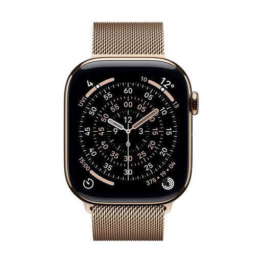 Apple Loop in maglia milanese color oro (46 mm) - S/M