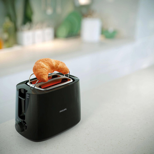 Image of Philips Daily Collection Tostapane HD2583/90, 600W, 2 pinze, 8 livelli di tostatura