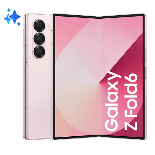 Samsung Galaxy Z Fold6 Smartphone AI, 1TB, RAM 12GB, Display 6,3''/7,6'' Dynamic AMOLED 2X, Pink