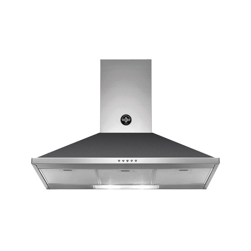 Image of Bertazzoni La Germania KPL90PLAG1NEA cappa aspirante Cappa aspirante a parete Nero 600 m³/h