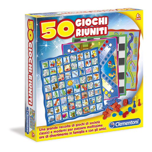Image of Clementoni 50 Giochi Riuniti