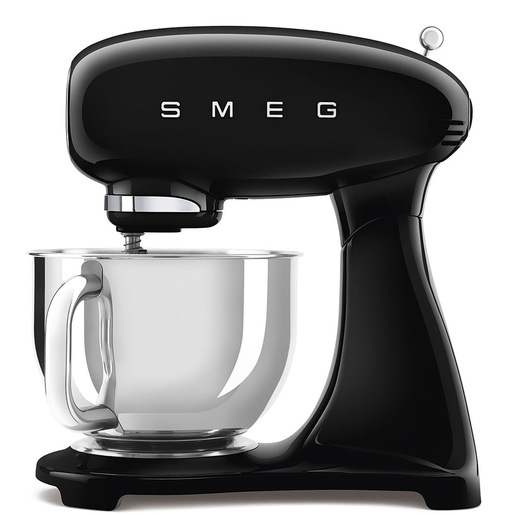 Image of Smeg Impastatrice Full Color 50's Style – Nero LUCIDO – SMF03BLEU