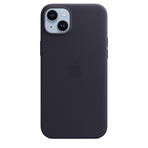 Image of Apple Custodia iPhone 14 Plus in Pelle - Mezzanotte